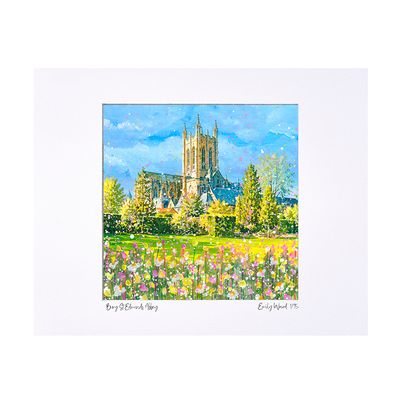 Bury St Edmunds Abbey Limited Edition Print Bury St Edmunds Abbey Limited Edition Print