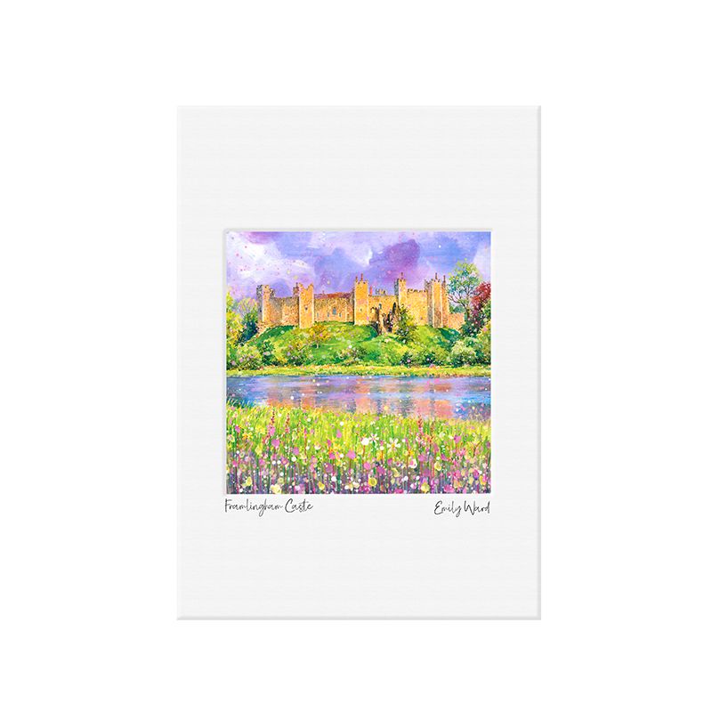 Framlingham Castle Open Edition Print A4 Framlingham Castle Open Edition Print A4