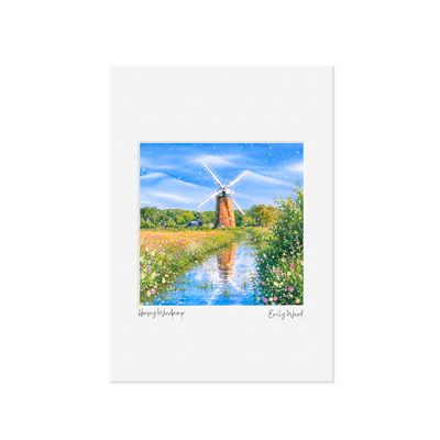 Horsey Windpump Open Edition Print A4 Horsey Windpump Open Edition Print A4