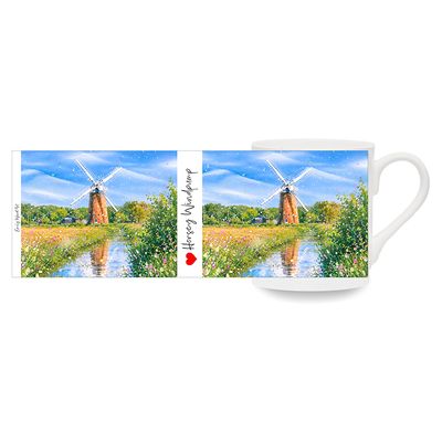 Horsey Windpump Bone China Cup Horsey Windpump Bone China Cup