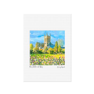 Bury St Edmunds Abbey Open Edition Print A4 Bury St Edmunds Abbey Open Edition Print A4