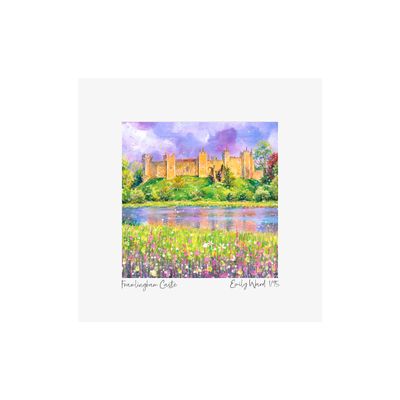 Framlingham Castle Square Open Edition Print Framlingham Castle Square Open Edition Print