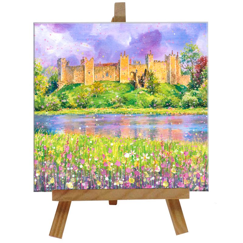 Framlingham Castle Tile with Easel