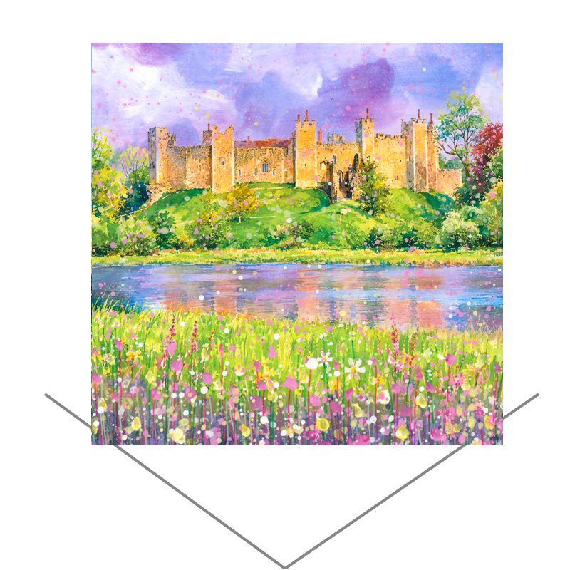 Framlingham Castle Greeting Card