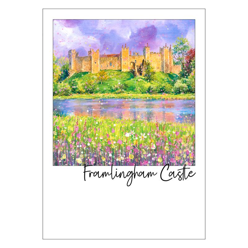 Framlingham Castle Postcard