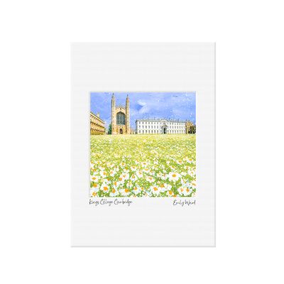 King's College Cambridge Open Edition Print A4 King's College Cambridge Open Edition Print A4