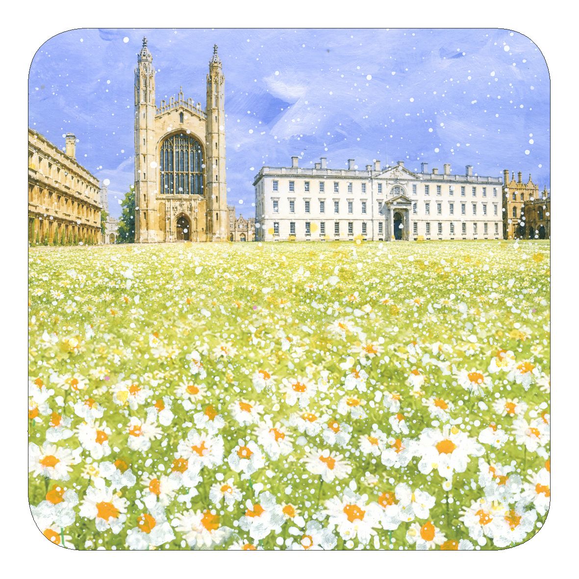 King's College Cambridge Coaster