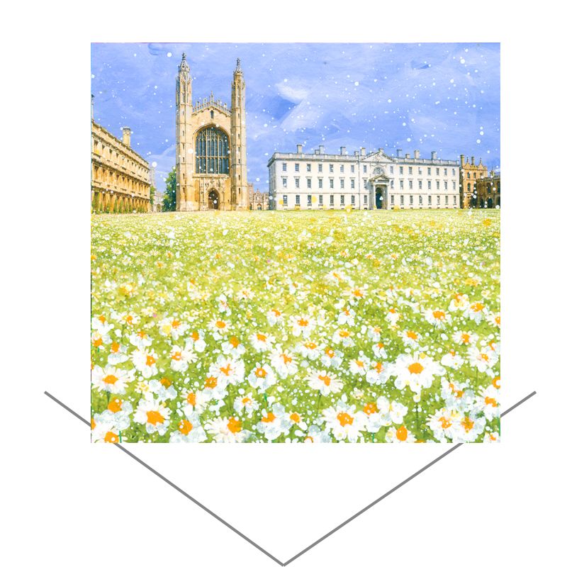 King's College Cambridge Greeting Card King's College Cambridge Greeting Card