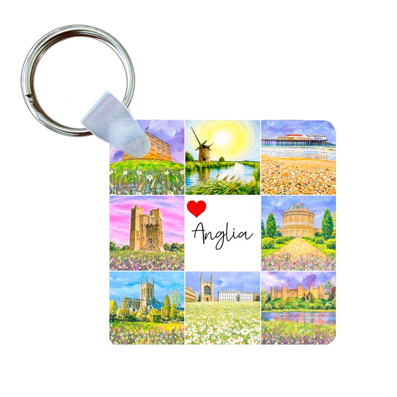 Love Anglia Keyring