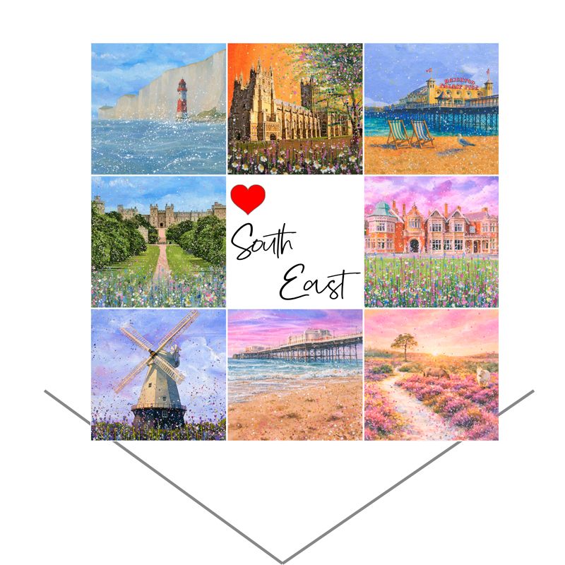 Love South East Greeting Card