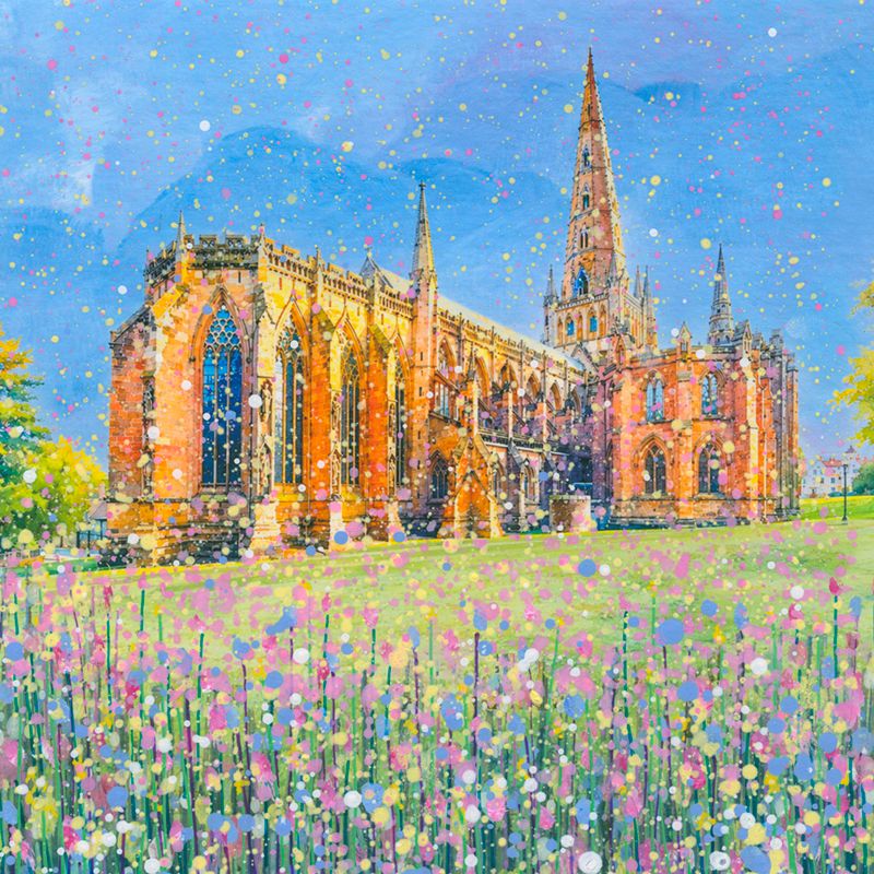 Lichfield Cathedral Canvas Print Lichfield Cathedral Canvas Print