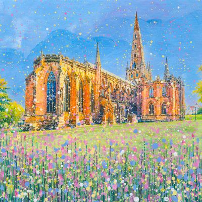 Lichfield Cathedral Canvas Print Lichfield Cathedral Canvas Print