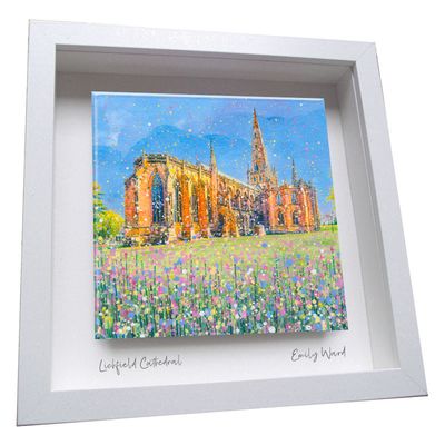 Lichfield Cathedral Framed Ceramic Tile Lichfield Cathedral Framed Ceramic Tile