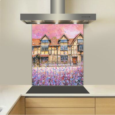 Art - Glass Kitchen Splashback - Shakespeare's Birthplace Art - Glass Kitchen Splashback - Shakespeare's Birthplace
