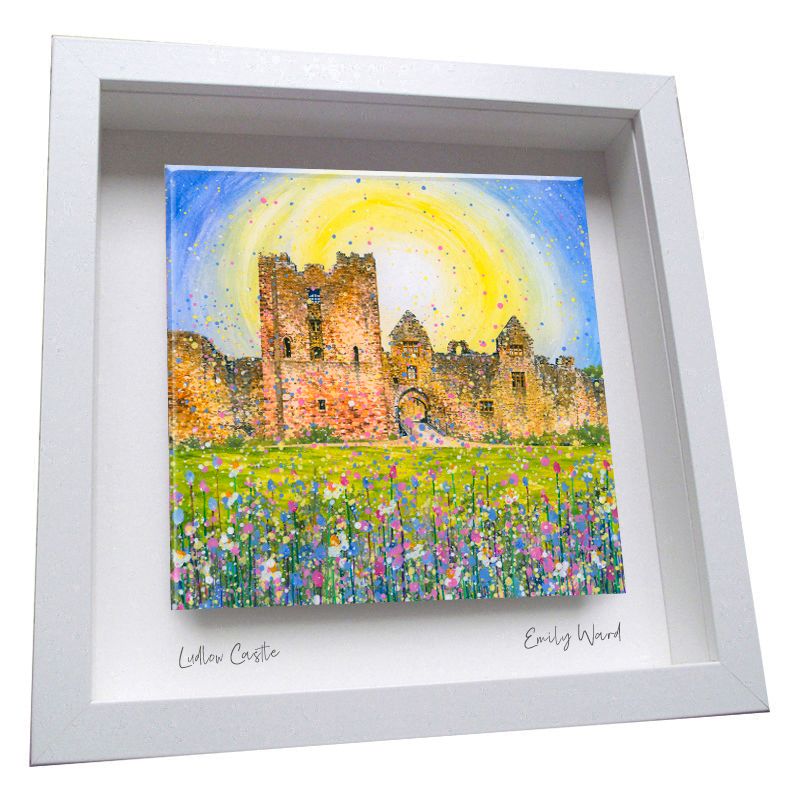 Ludlow Castle Framed Ceramic Tile Ludlow Castle Framed Ceramic Tile