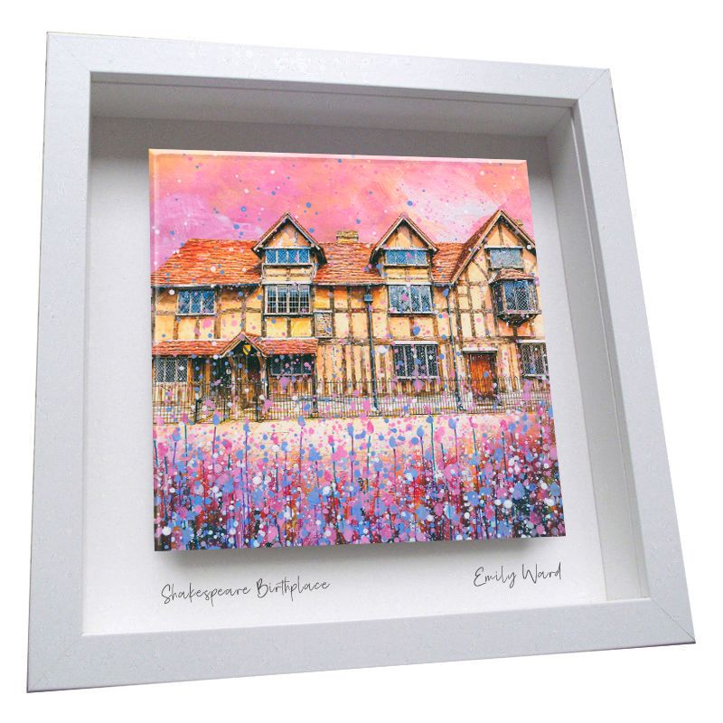 Shakespeare's Birthplace Framed Ceramic Tile