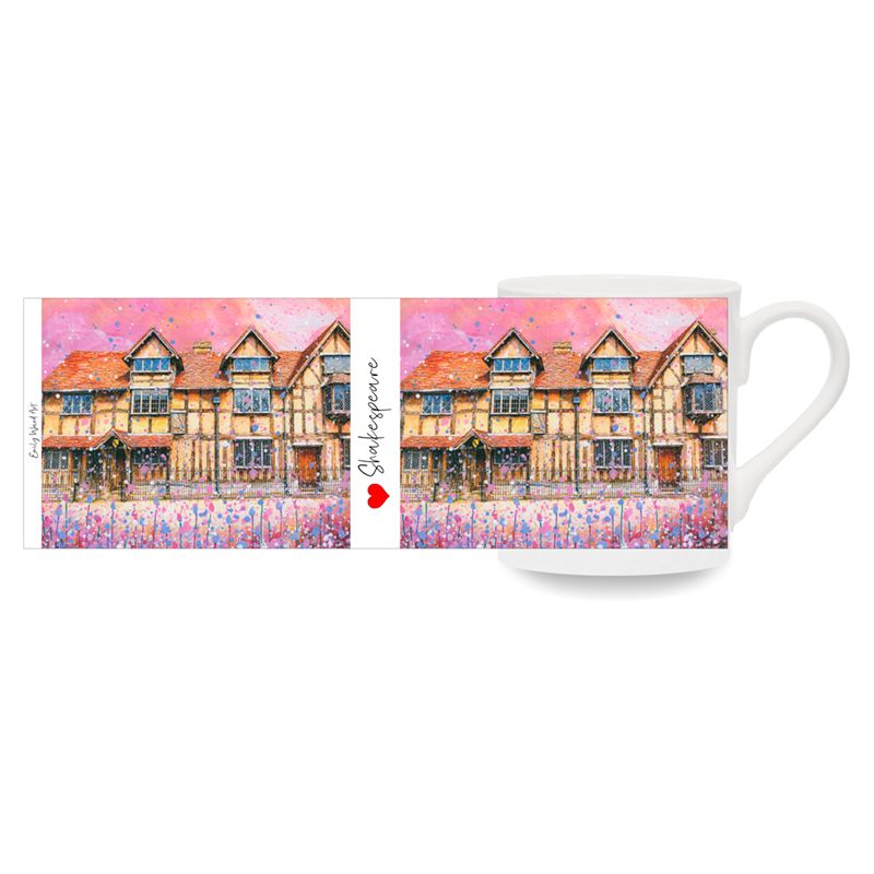 Shakespeare's Birthplace Bone China Cup