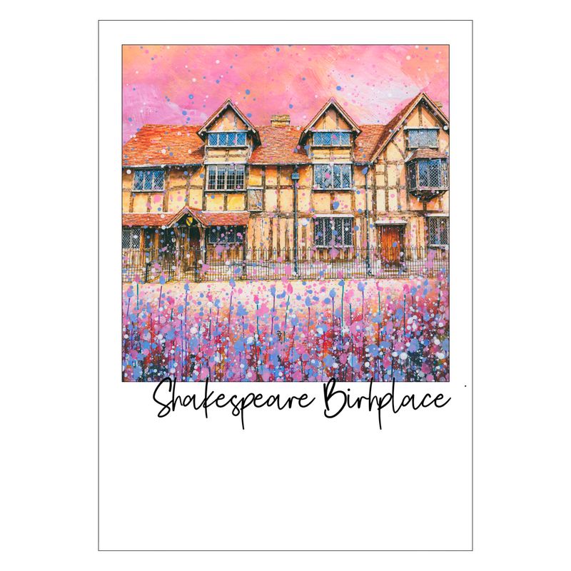 Shakespeare's Birthplace Postcard