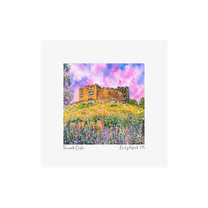 Tamworth Castle Square Open Edition Print