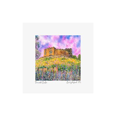 Tamworth Castle Square Open Edition Print Tamworth Castle Square Open Edition Print
