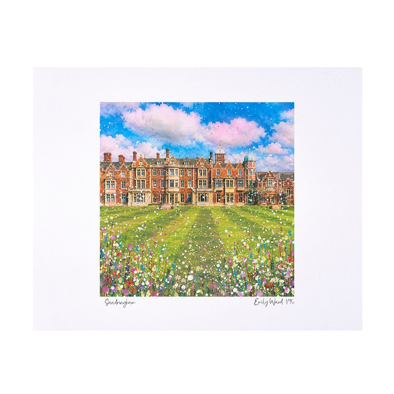 Sandringham House Limited Edition Print Sandringham House Limited Edition Print