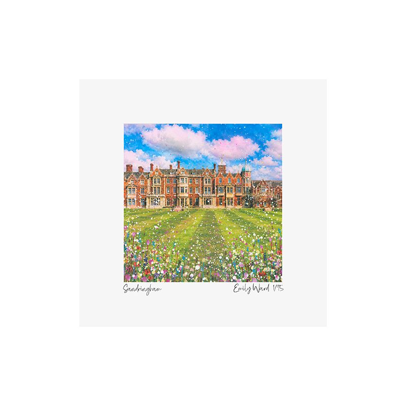Sandringham House Square Open Edition Print Sandringham House Square Open Edition Print
