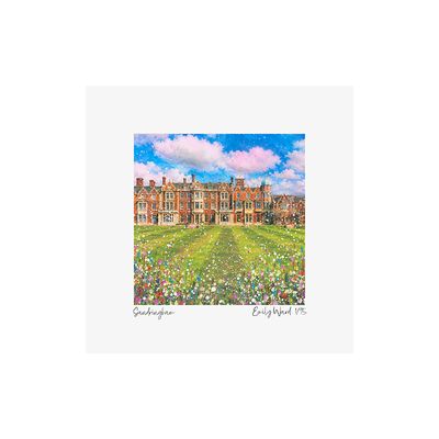 Sandringham House Square Open Edition Print Sandringham House Square Open Edition Print