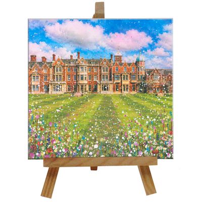 Sandringham House Tile with Easel Sandringham House Tile with Easel