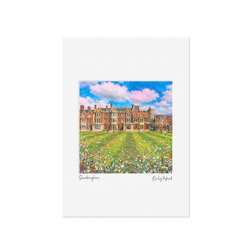 Sandringham House Open Edition Print A4 Sandringham House Open Edition Print A4