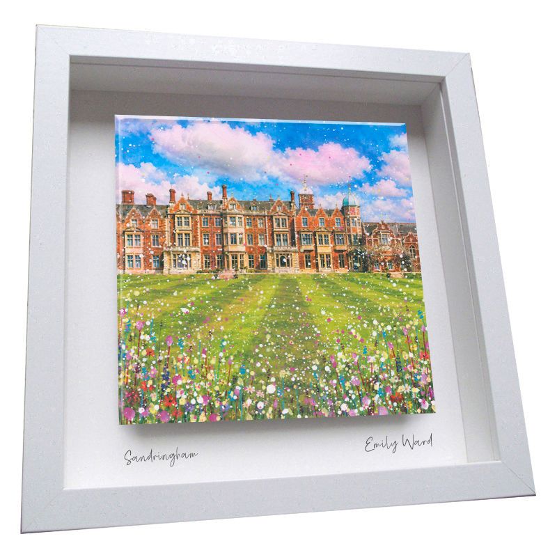 Sandringham House Framed Ceramic Tile Sandringham House Framed Ceramic Tile