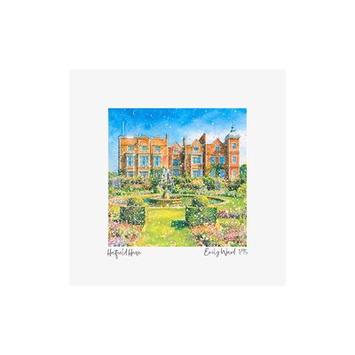 Hatfield House Square Open Edition Print Hatfield House Square Open Edition Print