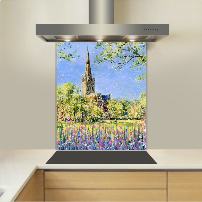 Art - Glass Kitchen Splashback - Norwich Cathedral