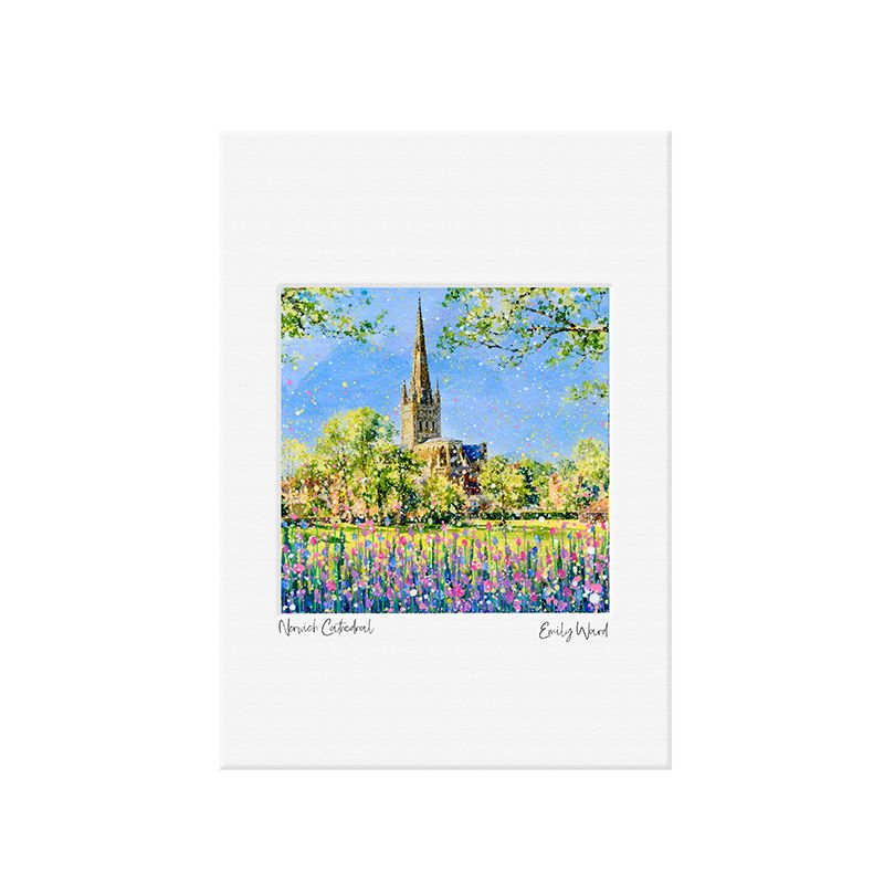Norwich Cathedral Open Edition Print A4