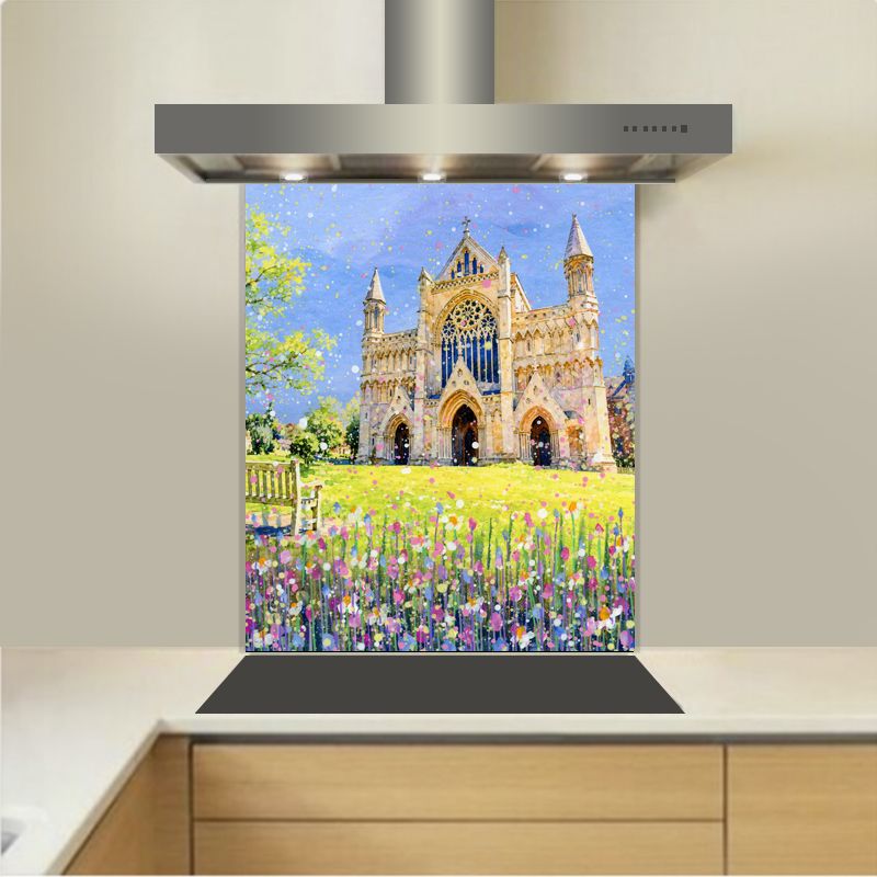 Art - Glass Kitchen Splashback -St Albans Cathedral