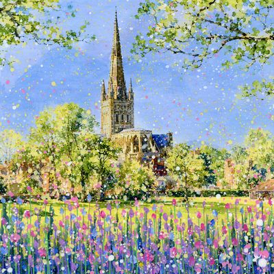 Norwich Cathedral Canvas Print Norwich Cathedral Canvas Print
