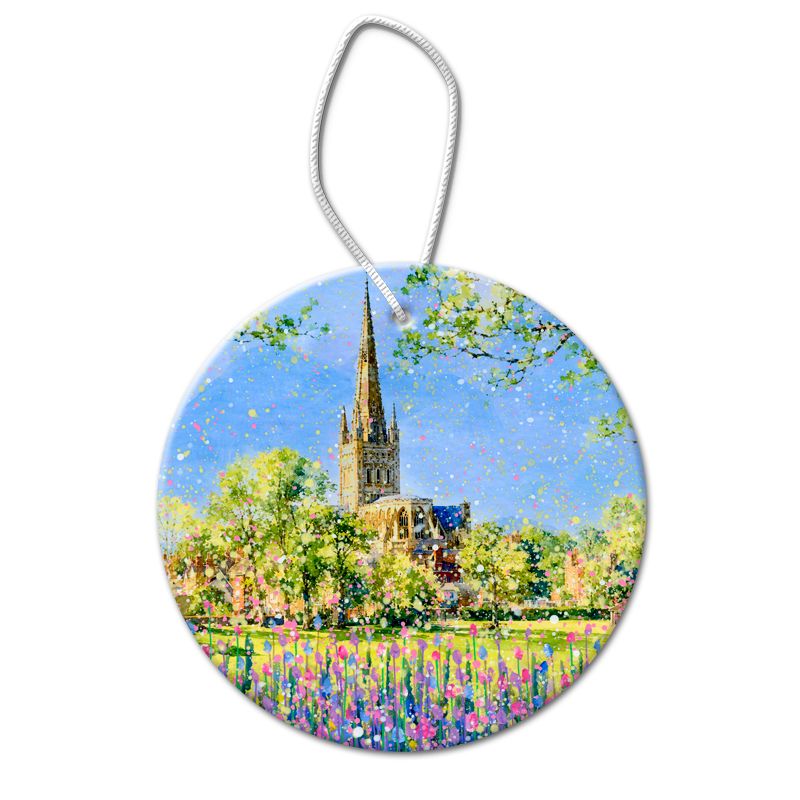 Norwich Cathedral Hanging Pendant Decoration