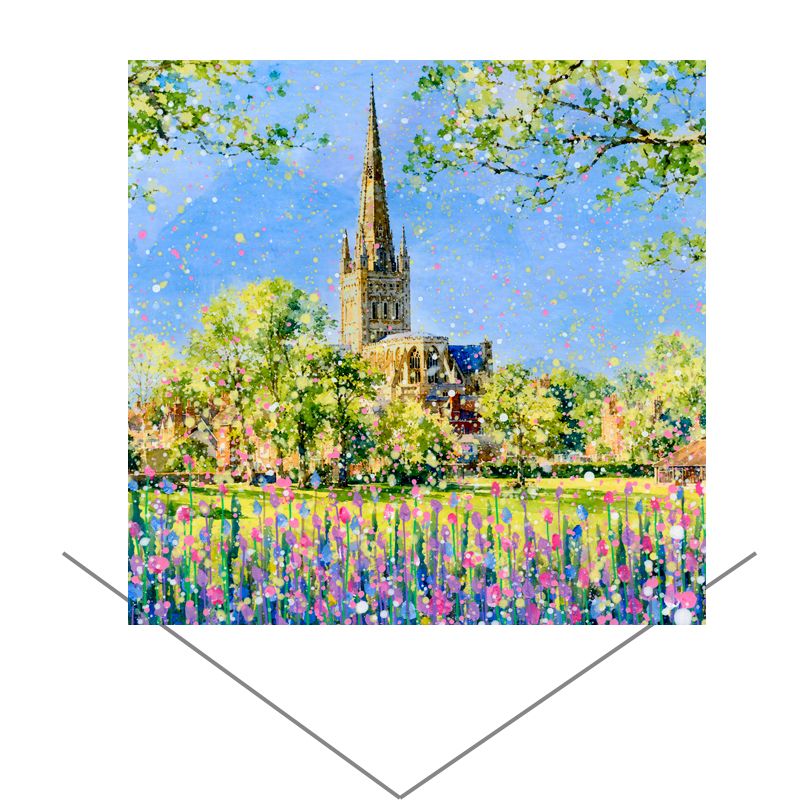 Norwich Cathedral Greeting Card
