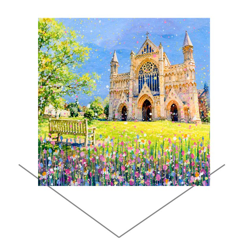 St Albans Cathedral Greeting Card
