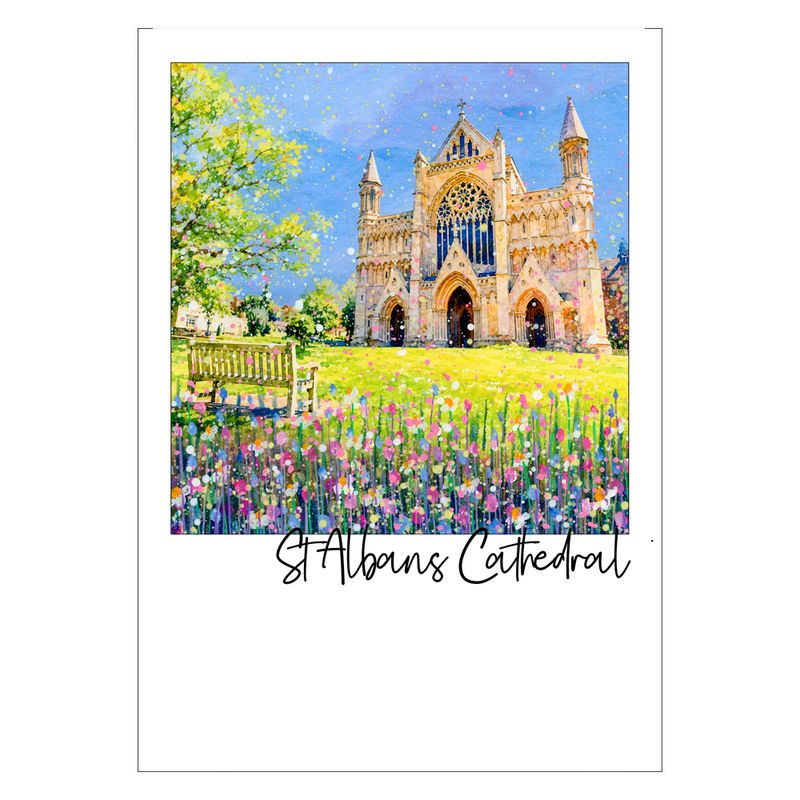 St Albans Cathedral Postcard