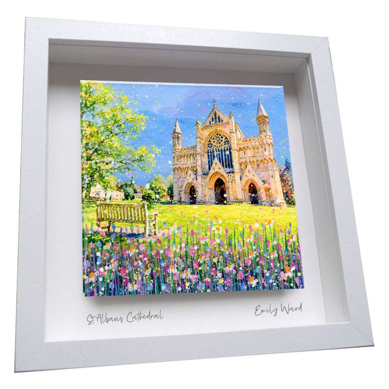 St Albans Cathedral Framed Ceramic Tile St Albans Cathedral Framed Ceramic Tile