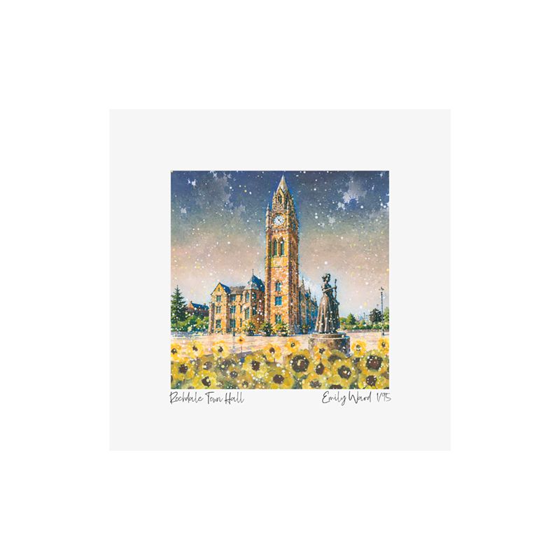 Rochdale Town Hall Square Open Edition Print