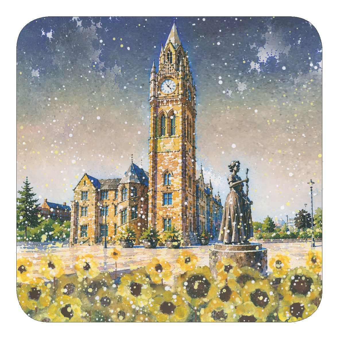 Rochdale Town Hall Fridge Magnet Rochdale Town Hall Fridge Magnet