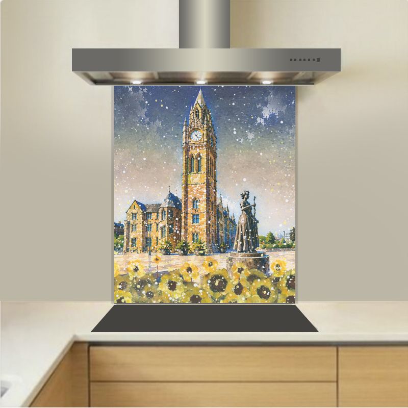Art - Glass Kitchen Splashback -Rochdale Town Hall Art - Glass Kitchen Splashback -Rochdale Town Hall
