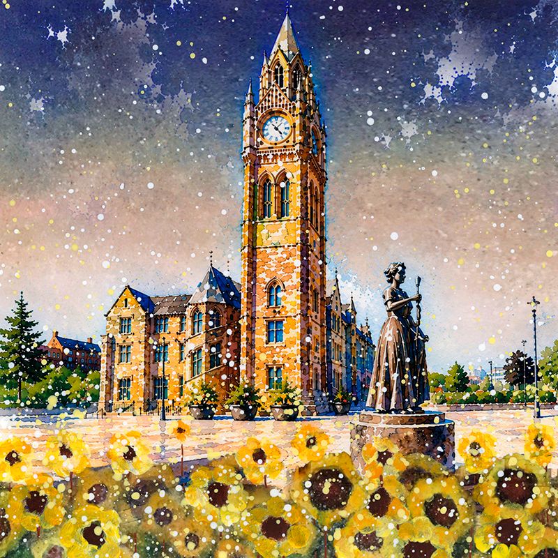 Rochdale Town Hall Canvas Print Rochdale Town Hall Canvas Print