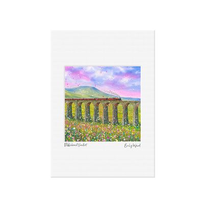 Ribblehead Viaduct Open Edition Print A4 Ribblehead Viaduct Open Edition Print A4