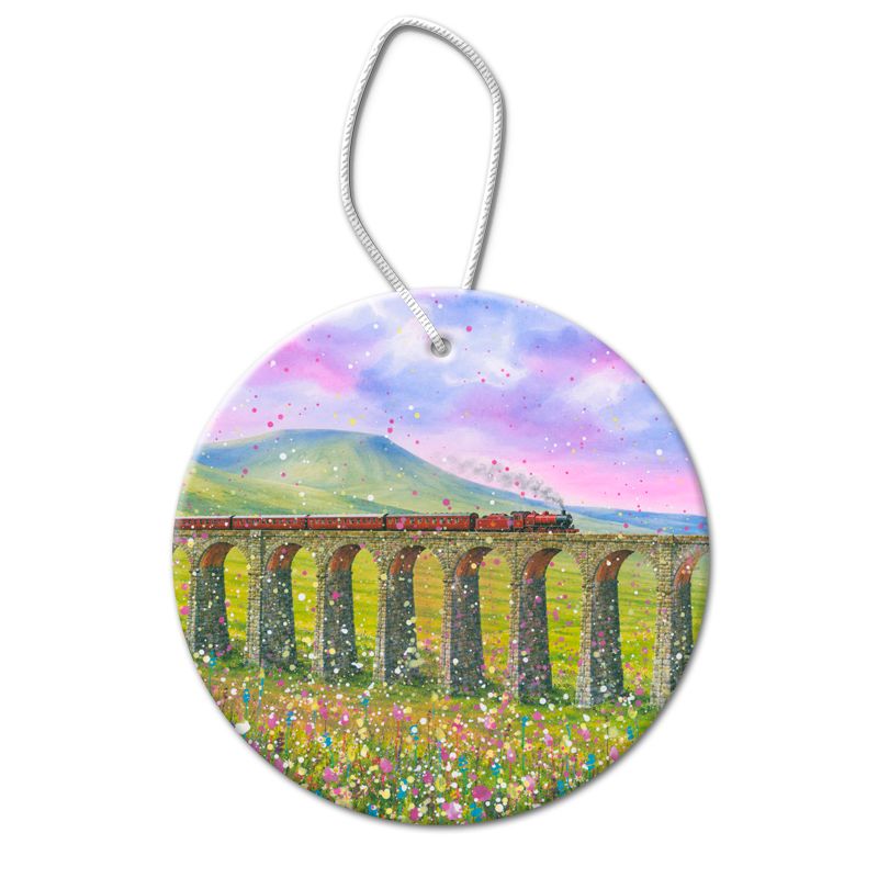 Ribblehead Viaduct Hanging Pendant Decoration Ribblehead Viaduct Hanging Pendant Decoration