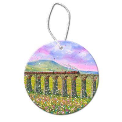 Ribblehead Viaduct Hanging Pendant Decoration Ribblehead Viaduct Hanging Pendant Decoration