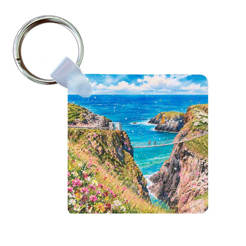 Rope Bridge, Carrick-a-Rede Keyring