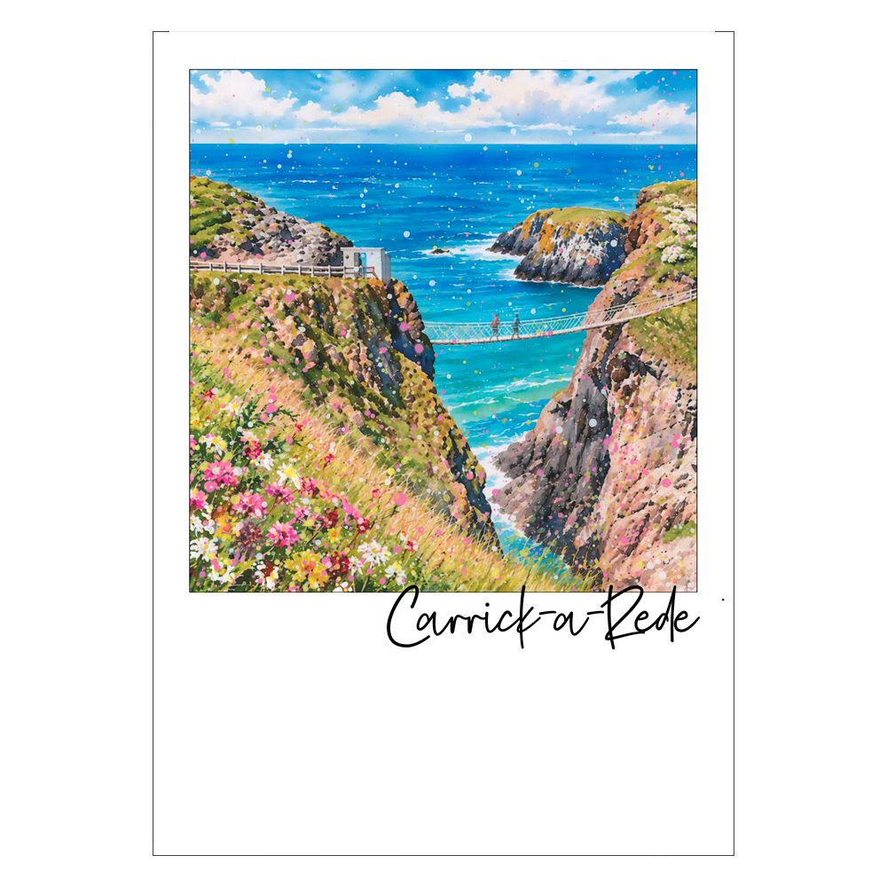 Rope Bridge, Carrick-a-Rede Postcard