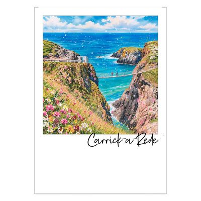 Rope Bridge, Carrick-a-Rede Postcard Rope Bridge, Carrick-a-Rede Postcard